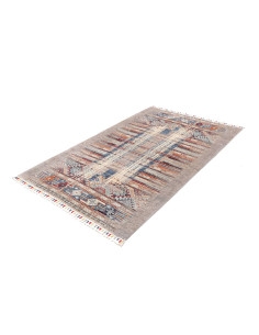 Rug Siva Pakistan 120x182 Grey Blue Red Orange 2