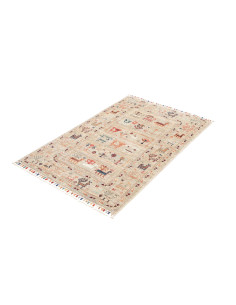 Rug Rubin Pakistan 80x125 Sand Beige Terracotta 2