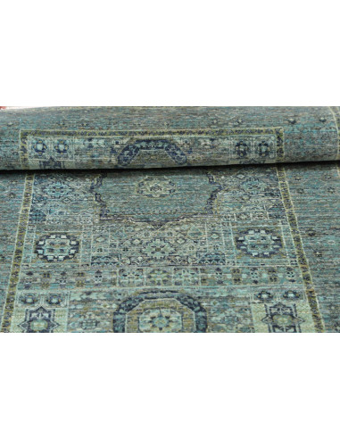 Tappeto Mamlouk Pakistan 79x125 Azzurro Turches