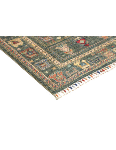 Rug Rubin Pakistan 100x152 Teal Terracotta Beig