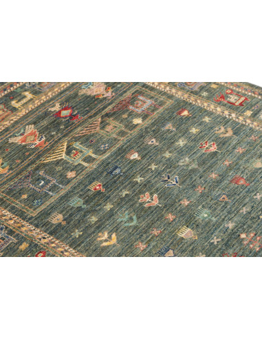 Rug Rubin Pakistan 100x152 Teal Terracotta Beig