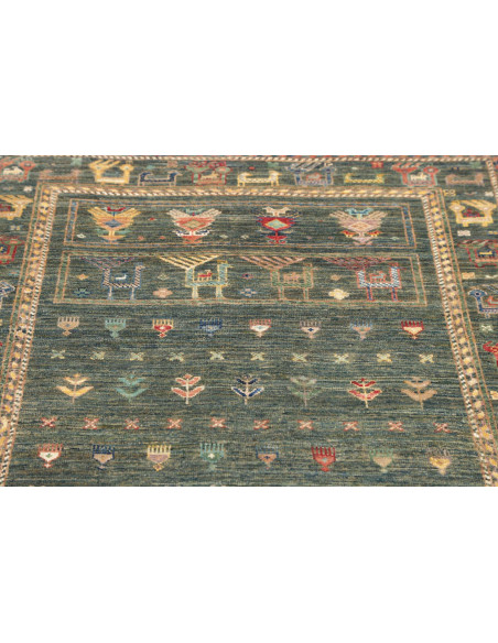 Rug Rubin Pakistan 100x152 Teal Terracotta Beig