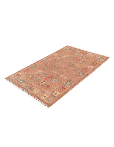 Rug Rubin Pakistan 99x150 Terracotta Multicolor