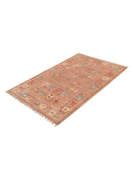 Rug Rubin Pakistan 99x150 Terracotta Multicolor