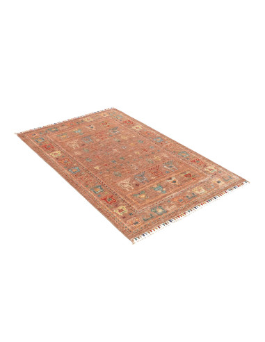 Rug Rubin Pakistan 99x150 Terracotta Multicolor