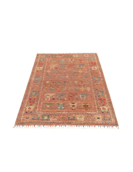 Rug Rubin Pakistan 99x150 Terracotta Multicolor