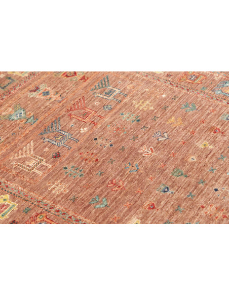 Rug Rubin Pakistan 99x150 Terracotta Multicolor