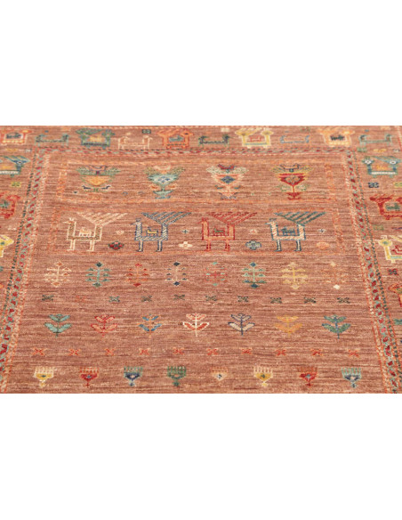 Rug Rubin Pakistan 99x150 Terracotta Multicolor