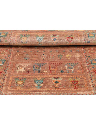 Rug Rubin Pakistan 99x150 Terracotta Multicolor