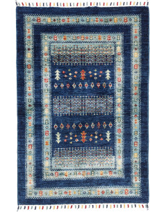Tappeto Siva Pakistan 81x120 Blu Indaco Azzurro