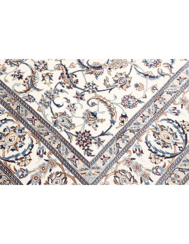 Tappeto Nain 9la Persia 197x305 Avorio Blu Marr