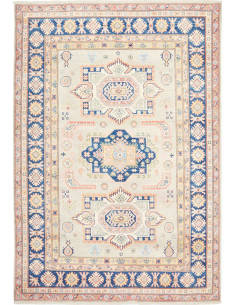 Tappeto Kazak Afghanistan 167x240 Crema Beige B