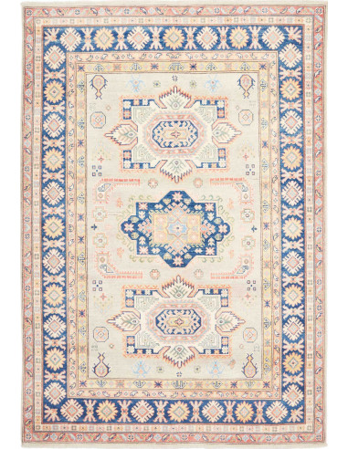Tappeto Kazak Afghanistan 167x240 Crema Beige B