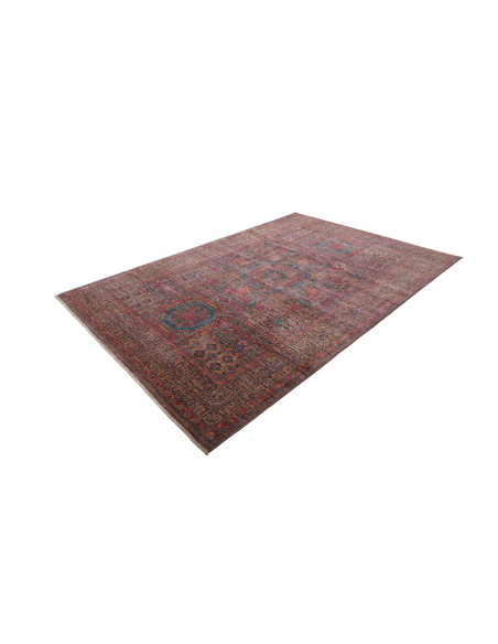 Tappeto Mamlouk Pakistan 197x292 Terracotta Blu