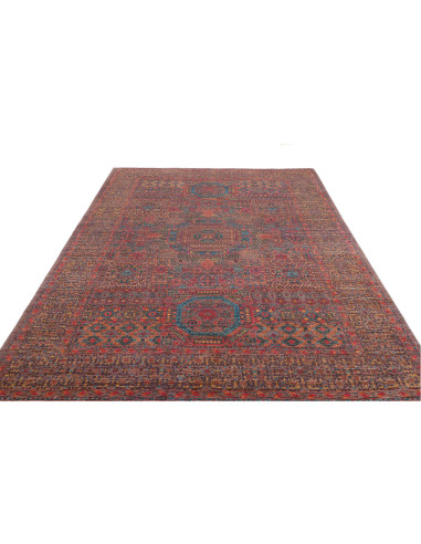 Tappeto Mamlouk Pakistan 197x292 Terracotta Blu