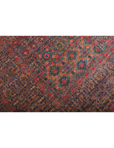 Tappeto Mamlouk Pakistan 197x292 Terracotta Blu