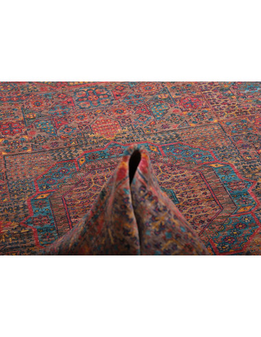 Tappeto Mamlouk Pakistan 197x292 Terracotta Blu