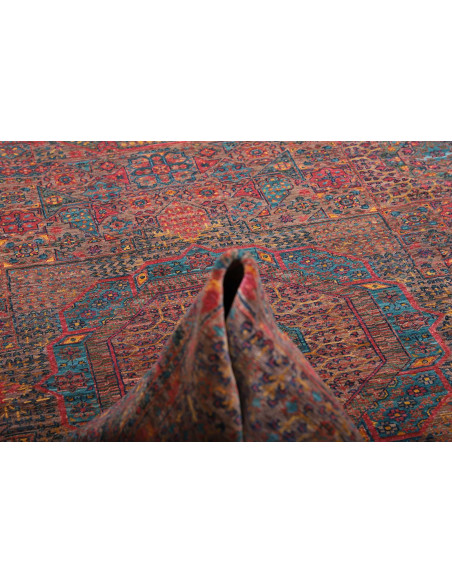 Tappeto Mamlouk Pakistan 197x292 Terracotta Blu