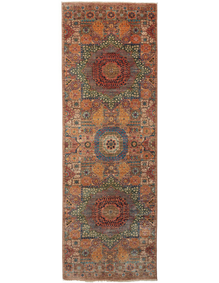 Tappeto Mamlouk Pakistan 81x244 Arancione Terra