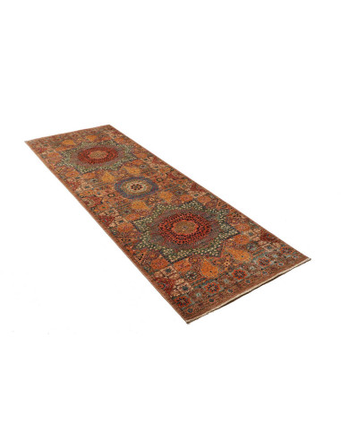 Tappeto Mamlouk Pakistan 81x244 Arancione Terra