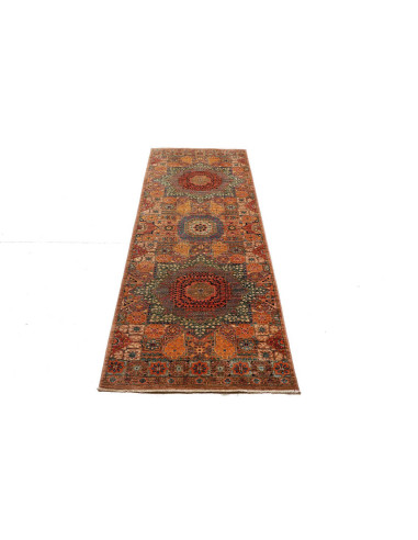 Tappeto Mamlouk Pakistan 81x244 Arancione Terra