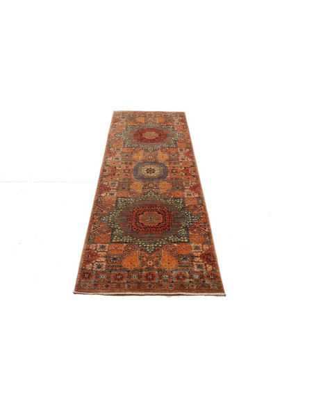 Tappeto Mamlouk Pakistan 81x244 Arancione Terra
