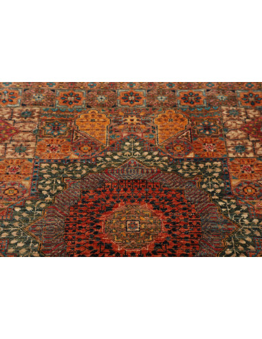 Tappeto Mamlouk Pakistan 81x244 Arancione Terra
