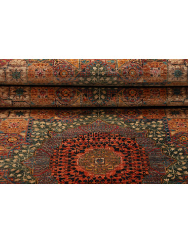 Tappeto Mamlouk Pakistan 81x244 Arancione Terra