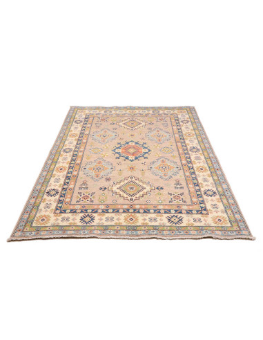 Tappeto Kazak Afghanistan 153x199 Rosa Pesca Bl