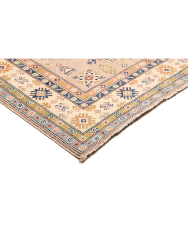 Tappeto Kazak Afghanistan 153x199 Rosa Pesca Bl