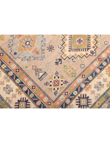 Tappeto Kazak Afghanistan 153x199 Rosa Pesca Bl