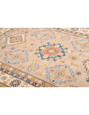 Tappeto Kazak Afghanistan 153x199 Rosa Pesca Bl