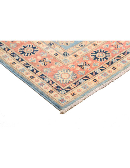 Tappeto Kazak Afghanistan 120x176 Azzurro Paste