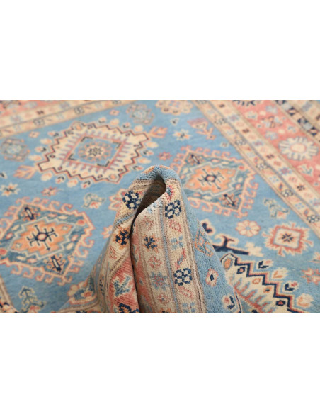 Tappeto Kazak Afghanistan 120x176 Azzurro Paste