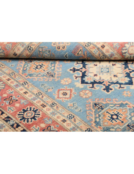 Tappeto Kazak Afghanistan 120x176 Azzurro Paste