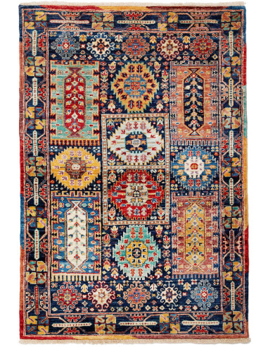 Rug Tribal Pakistan 103x150 Deep Navy Blue Vivi