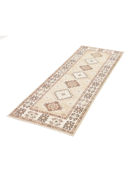 Tappeto Kazak Afghanistan 64x180 Avorio Crema T