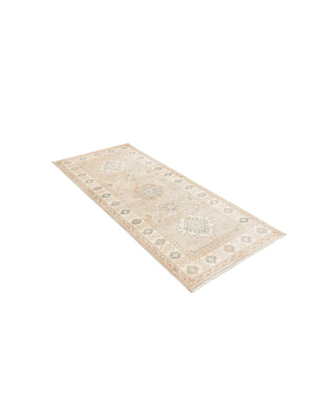 Rug Kazak Afghanistan 84x194 Sand Beige Terraco