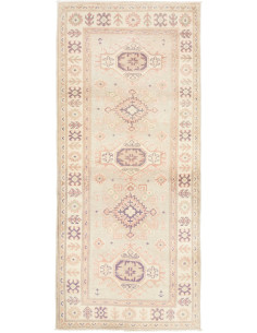 Tappeto Kazak Afghanistan 88x198 Grigio Beige R