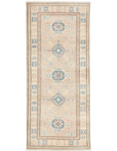 Tappeto Kazak Afghanistan 86x198 Beige Grigio C
