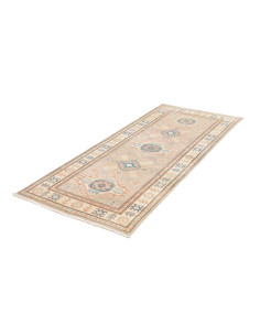 Tappeto Kazak Afghanistan 86x201 Grigio Chiaro 2