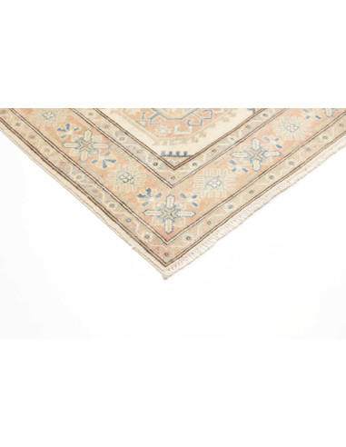 Rug Kazak Afghanistan 85x187 Ivory Peach Blue G