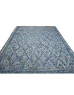 Rug Kilim Afghanistan 257x338 Blue Azure Grey 2