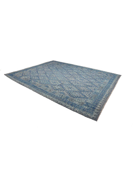 Rug Kilim Afghanistan 257x338 Blue Azure Grey