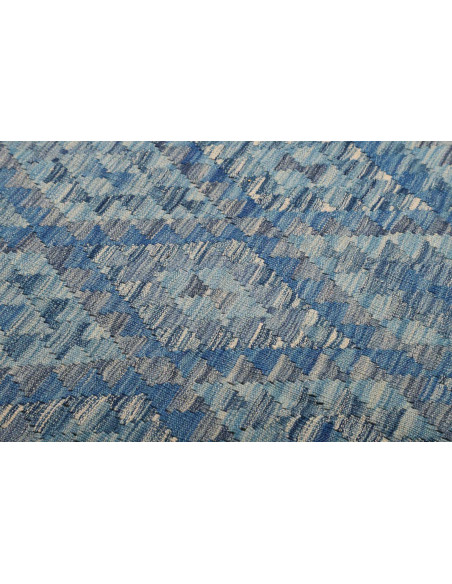 Rug Kilim Afghanistan 257x338 Blue Azure Grey