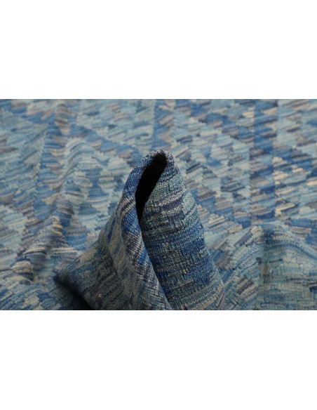 Rug Kilim Afghanistan 257x338 Blue Azure Grey