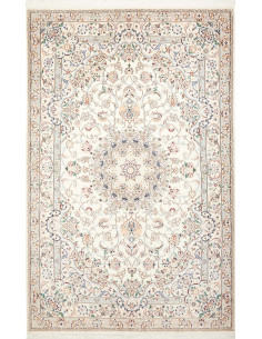 Tappeto Nain 9la Persia 164x262 Avorio Blu Chia