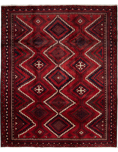 Tappeto Lori Persia 237x290 Rosso Borgogna Blu