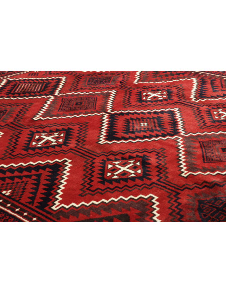 Tappeto Lori Persia 237x290 Rosso Borgogna Blu