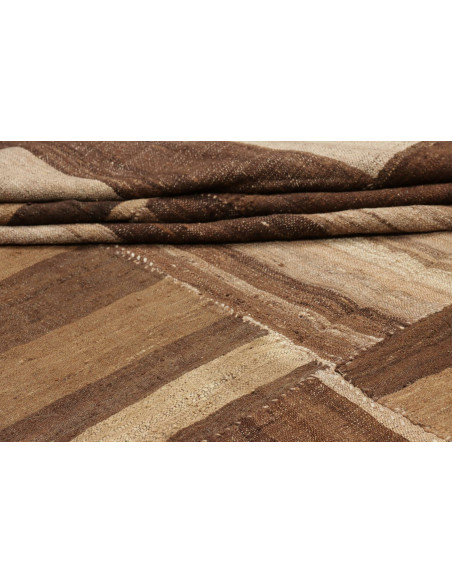 Rug Kilim Vintage Persia 430x517 Brown Beige Cr